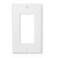Maxxima 10 Pack 1 Gang Decorative Outlet Wall Plate White Standard Size Cover Ideal for Light Switch Single Outlet Timers or Dimmers 10 Pack