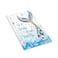Xuejiaku Mermaid Ocean Blue Waves Kids Girl 1 Gang Light Switch Covers Decorative Single Toggle Wall Plate Switchcover Electrical Switchplate for Kidroom Bathroom Bedroom Decor