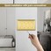 Dyekou Metal Wall Plate for Electrical Outlets Decorative Brass Gold Switch Plates Outlet Cover Light Switch Cover Plate 4Gang Wall Plates Quad Toggle 1 Pack