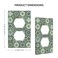 LRERNAJF Mexican Talavera Tile Pattern 1 Gang Outlet Cover Outlet Light Switch Cover Decorative Single Duplex Wall Plate Cover For Home Living Bedroom Kitchen Decorative