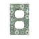 LRERNAJF Mexican Talavera Tile Pattern 1 Gang Outlet Cover Outlet Light Switch Cover Decorative Single Duplex Wall Plate Cover For Home Living Bedroom Kitchen Decorative