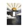 Spshian Mid Century Abstract Boho Gold Sun Sunrise 1 Gang Light Switch Cover Decorative Single Toggle Wall Plate Switchcovers Electrical Switchplate for Bathroom Living Room Decor