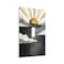Spshian Mid Century Abstract Boho Gold Sun Sunrise 1 Gang Light Switch Cover Decorative Single Toggle Wall Plate Switchcovers Electrical Switchplate for Bathroom Living Room Decor