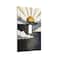 Spshian Mid Century Abstract Boho Gold Sun Sunrise 1 Gang Light Switch Cover Decorative Single Toggle Wall Plate Switchcovers Electrical Switchplate for Bathroom Living Room Decor