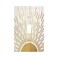 Spshian Mid Century Boho Abstract Sunrise Gold Sun 1 Gang Light Switch Covers Decorative Single Toggle Wall Plate Switchcover Electrical Switchplate for Country Bathroom Bedroom Decor