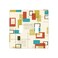 NKHFNBIO Mid Century Modern Partten Light Switch Cover 2GangDouble Toggle Decorative Wall Plate Switch Wallplate CoverSize 450 X 450
