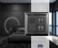 Monarch Abode 19164 Double Switch Architectural Rocker Duplex Combination Aluminum Decorative Wall Plate Switch Plate Outlet Cover 2Gang Matte Black