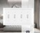 Monarch Abode Toggle Light Switch Cover Plate 4Gang White Outlet Covers Architectural Decorative Outlet Cover Wall Plates Light Switch Plate Covers for Electrical Outlets Pack of 1