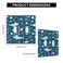 Moslion Blue Shark Fish Double Toggle Light Switch Plate Ocean Star Snail Seaweed Reef Coral 2Gang Wall Plate Device Mount Plug Cover Home Decor Bedroom
