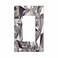 Moslion Diamond Sparkle 1 Gang Outlet Covers Geometric 5D Glass Crystal Shine Wall Plate Single Rocker Switch Plug Cover Home Decor for Living Room Bathroom