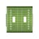 Moslion Football Field 2Gang Toggle Wall Plate Soccer Lines Sport Center Green Light Switch Covers For Hotel Office Restaurant