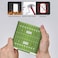 Moslion Football Field 2Gang Toggle Wall Plate Soccer Lines Sport Center Green Light Switch Covers For Hotel Office Restaurant
