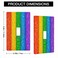 Moslion Rainbow Shine 1Gang Toggle Wall Plate Colorful Sparkle Confetti Glitter Bling Light Switch Plug Covers Home Kitchen Bathroom Bedroom Decor