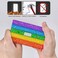 Moslion Rainbow Shine 1Gang Toggle Wall Plate Colorful Sparkle Confetti Glitter Bling Light Switch Plug Covers Home Kitchen Bathroom Bedroom Decor