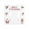 Moslion Santa Claus Reindeer Duplex 2Gang Switch Covers Merry Christmas Bells Red Berry Leaf Double Toggle Wall Plate Outlet Covers Light Plug for Kitchen Home