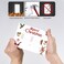 Moslion Santa Claus Reindeer Duplex 3Gang Switch Plug Covers Merry Christmas Bells Red Berry Leaf Triple Toggle Wall Plate Decor Light Covers for Home Kitchen Bedroom