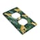 Moslion Tiger Wall Plates Switch Covers Wild Animal Leopard Jungle Palm Tree Green Leaf Brown Duplex Outlet Cover Plug Plate For Home Decor Office Standard