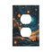 Muzumu MUZUMU Art Starry Night Duplex Outlet Cover Plate