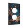 Muzumu MUZUMU Art Starry Night Duplex Outlet Cover Plate