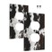 Muzumu MUZUMU Rustic Cowhide Print Duplex Outlet Cover Plate