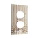 Yamxbfa Nautical Coastal 1 Gang Single Duplex Light Switch Plate Outlet Cover Seashell Fishing Net Ocean Lighthouse Starfish Decorative Wall Plate Switchplate Electrical Faceplate Beach Theme Decor