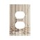 Yamxbfa Nautical Coastal 1 Gang Single Duplex Light Switch Plate Outlet Cover Seashell Fishing Net Ocean Lighthouse Starfish Decorative Wall Plate Switchplate Electrical Faceplate Beach Theme Decor
