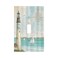 Spshian Nautical Lighthouse Ocean Coastal Compass 1 Gang Light Switch Covers Decorative Single Toggle Wall Plate Switchcover Electrical Switchplate for Country Bathroom Bedroom Decor
