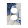wyehjut Navy Blue Marble Covers Light Switch Cover Decorative 1 Gang Wall Plate Outlet Socket Covers Faceplates for Electrical Outlets Wallpalte Receptacle Switch Plates for Kitchen Home Bathroom Bedr