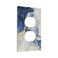 wyehjut Navy Blue Marble Covers Light Switch Cover Decorative 1 Gang Wall Plate Outlet Socket Covers Faceplates for Electrical Outlets Wallpalte Receptacle Switch Plates for Kitchen Home Bathroom Bedr