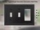 OKAWYC Double ToggleSingle Decorator Light Switch Cover Belaire Beaded Metal Wall Plate 2Pack Black 3 Gang for Receptacle Dimmer Switch GFCI Outlet Decorative Wallplate Durable