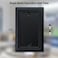 OKAWYC Single Blank Light Switch Cover Adler Metal Wall Plate 4Pack Black 1 Gang Light Switch Cover Outlet Cover Decorative Wallplate Durable
