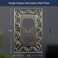 OKAWYC Single Duplex Outlet Cover Plate 4Pack Brushed Satin Pewter Antique Nickel NovaBloom Metal Wall Plate 1 Gang Light Switch Cover Receptacle Decorative Wallplate Durable