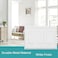 OKAWYC Triple Decorator Light Switch Cover Belaire Beaded Metal Wall Plate 2Pack White 3 Gang Triple Rocker Receptacle Dimmer Switch Cover GFCI Outlet Decorative Wallplate Durable