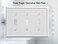 OKAWYC Triple Toggle Light Switch Cover Aria Metal Wall Plate 2Pack White 3 Gang Light Switch Cover Decorative Wallplate Durable