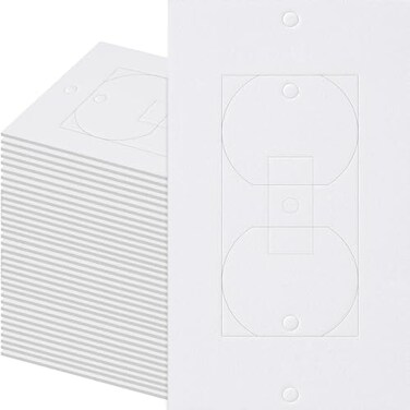 Wakhow Outlet Insulators Draft Sealers 100 Pack Winter Electrical Outlet Insulation Pads EVA Foam Gasket for Wall Light Switch Socket Cover Compatible with Duplex Toggle Rocker Wall Plate Openings