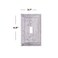 SLEEKLIGHTING Pack of 4 Wall Plate Outlet Switch Covers by SleekLighting Classic Marble Architecture Wall plates Variety of Styles DecoratorDuplexToggleBlank Combo Size 1 Toggle