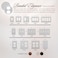 SLEEKLIGHTING Pack of 4 Wall Plate Outlet Switch Covers by SleekLighting Classic White Beadboard Wall plates Variety of Styles DecoratorDuplexToggleBlank Combo Size 1 Gang Blank