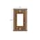 SLEEKLIGHTING Pack of 4 Wall Plate Outlet Switch Covers by SleekLighting Decorative Zinc Cast Sponged Bronze Variety of Styles RockerReceptacleToggle Combo Size 1 Decorator