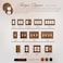 SLEEKLIGHTING Pack of 4 Wall Plate Outlet Switch Covers by SleekLighting Decorative Zinc Cast Sponged Bronze Variety of Styles RockerReceptacleToggle Combo Size 1 Decorator