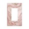 Gianlaima Pink Rose Gold Marble Decor Print Light Switch Plate Cover Plastic Wall Plates 1 Gang Rocker