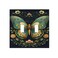 PPZCXWP Butterfly Ornate with Flower Light Switch Covers Double Toggle 2 Gang Wall Plate Dual Decorative Switchplate Electrical Faceplate for Farmhouse Decor