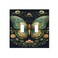 PPZCXWP Butterfly Ornate with Flower Light Switch Covers Double Toggle 2 Gang Wall Plate Dual Decorative Switchplate Electrical Faceplate for Farmhouse Decor