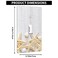 Pznen Coastal Conch 1Gang Single Toggle Wall Plate Seashell Wooden Plank Light Switch Cover Plates 45x 276 for Home Office Decor