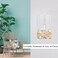 Pznen Coastal Conch 1Gang Single Toggle Wall Plate Seashell Wooden Plank Light Switch Cover Plates 45x 276 for Home Office Decor
