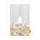 Pznen Coastal Conch 1Gang Single Toggle Wall Plate Seashell Wooden Plank Light Switch Cover Plates 45x 276 for Home Office Decor