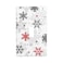 Pznen Decorative Winter Snow 1Gang Single Toggle Wall Plate Christmas Snowflakes Scenery Light Switch Cover Plates 45x 276 for Home Office Decor