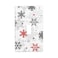 Pznen Decorative Winter Snow 1Gang Single Toggle Wall Plate Christmas Snowflakes Scenery Light Switch Cover Plates 45x 276 for Home Office Decor