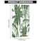 Pznen Tropical Palm 1Gang Single Toggle Wall Plate Palm Tree Green Leaf Light Switch Cover Plates 45x 276 for Home Office Coastal Decor