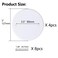 Qlvily 4PCS 5 Ceiling Cover Plate Metal Plate Flat Round Electrical Cover Round Electrical Box Cover Ceiling Hole Cover Screws Included Hole Distance 35