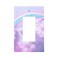 Xuejiaku Rainbow in the Clouds Single Rocker Outlet Wall Plates Pink Art Panel 1 Gang Light Switch Cover Decorative Purple Cloud Electrical GFCI Switchplate Cute Dimmer for Bedroom Kidroom Nursery Dec